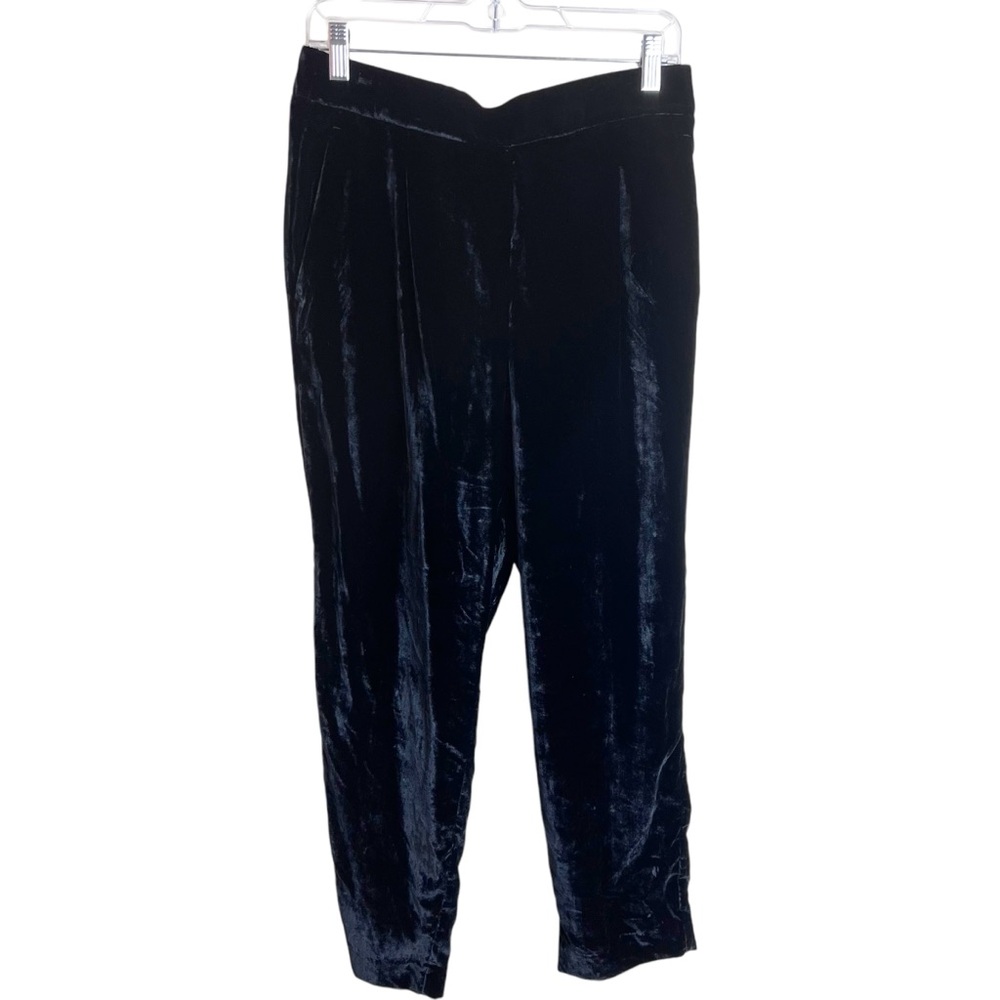 NWT Ann Taylor The Velvet Easy Ankle Pant Black Size M - Picture 1 of 14